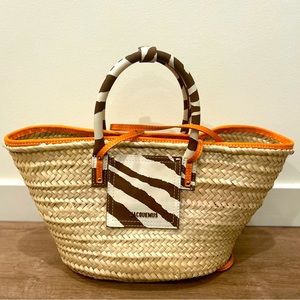 Jacquemus LE PANIER SOLI BAG ZEBRA